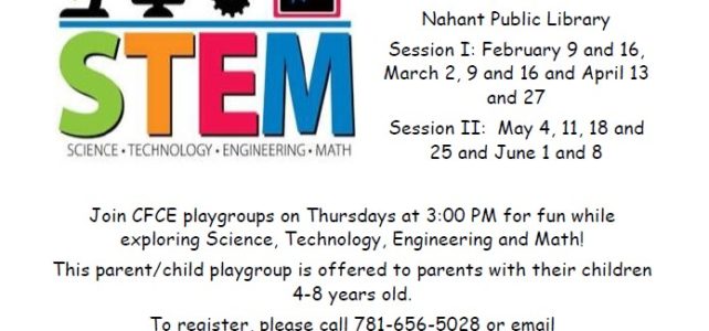 STEM Playgroup, ages 4-8