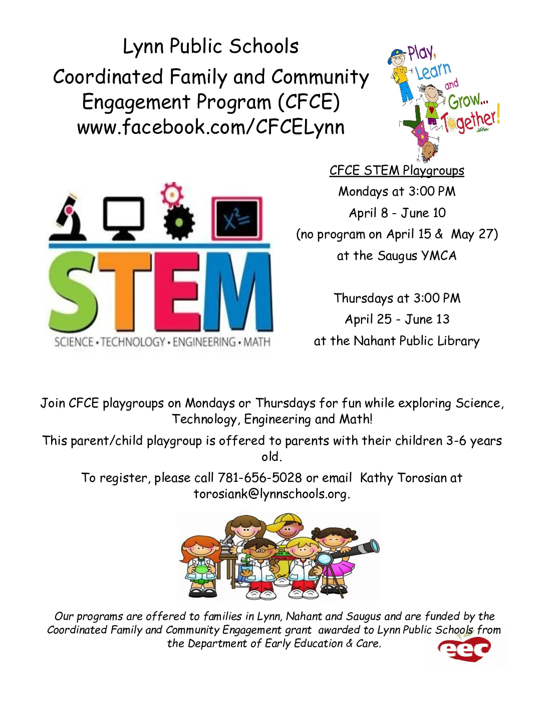 STEM Playgroup Returns for its Third Session